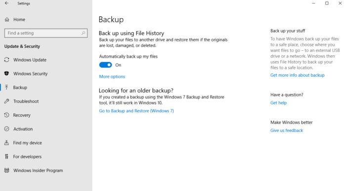 backup2 windows 10