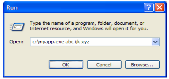 The First Windows Program in C command